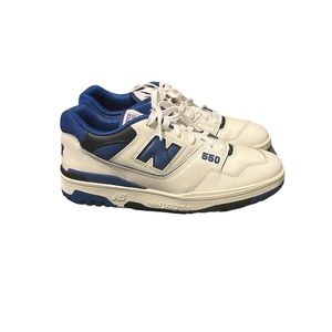 New balance 550 size 10.5 color way white royal blue